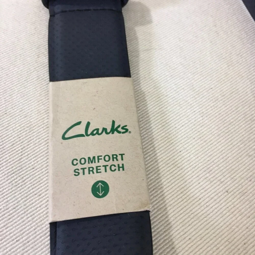 Clarks Comfort Stretch Dark Gray Unisex Belt